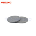 Customized porous metal component sintered stainless steel 316L filter disc for filtration systems